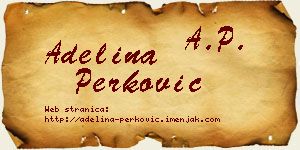 Adelina Perković vizit kartica